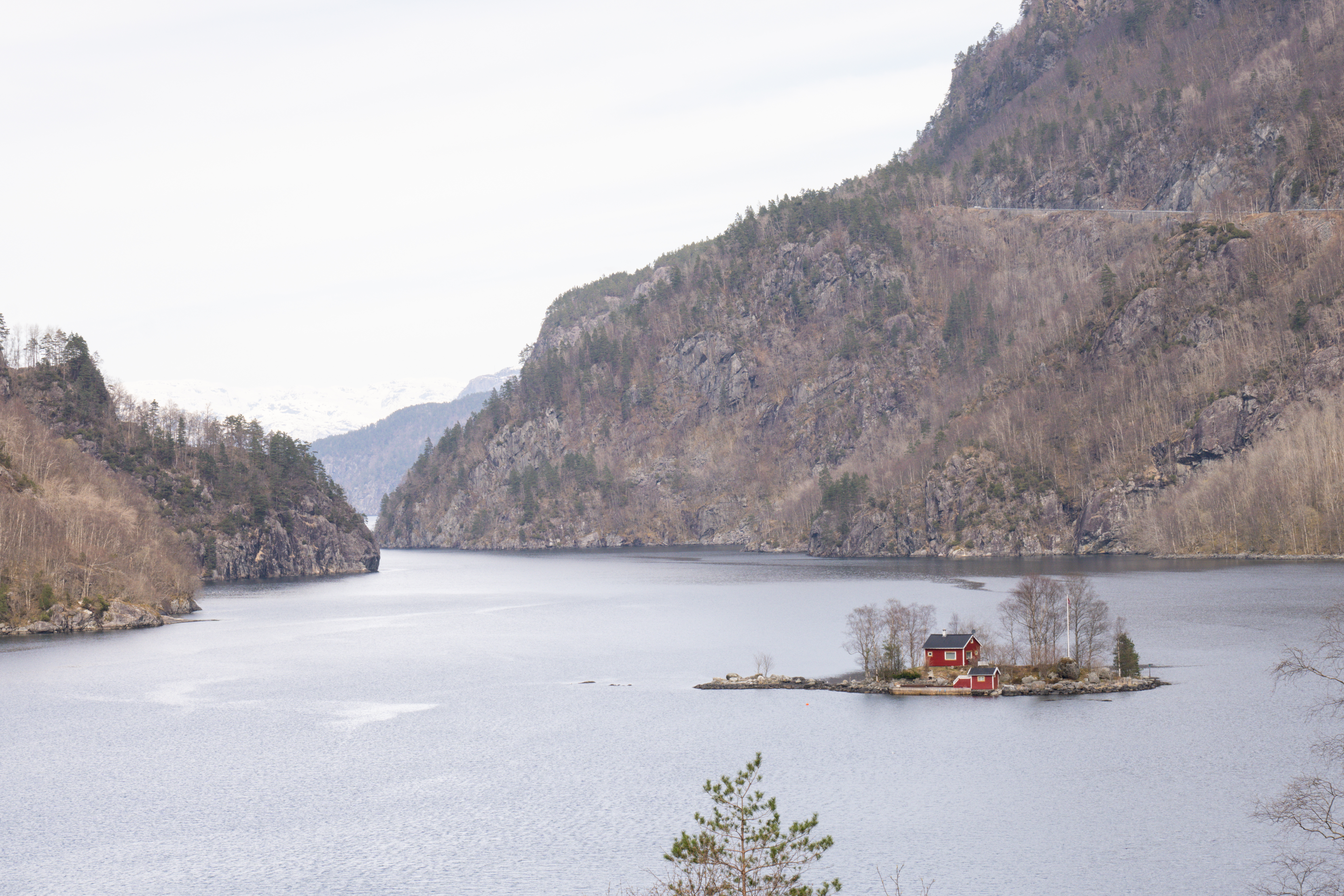 Lovrafjorden — widok na fiord